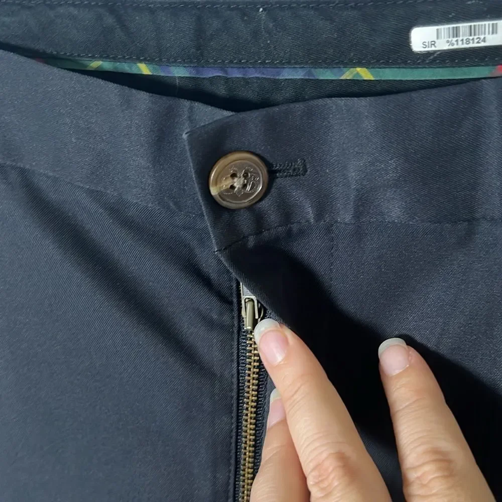 Brooks Brothers St. Andrew Links Golf Pants Navy Blue size 38x30